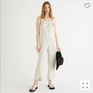 NWT J Crew relaxed linen jumpsuit
